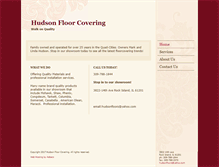 Tablet Screenshot of hudsonfloorcovering.com